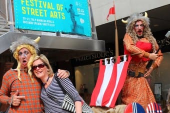 Val & Halla Walkabout Street Theatre Show